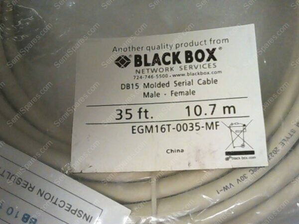 EGM16T-0035-MF | DB15 MOLDED SERIAL CABLE MALE-FEMALE - Image 3