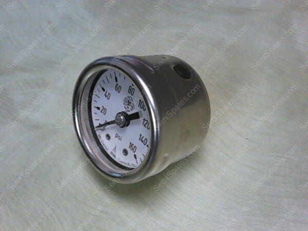 MCDANIEL GAUGE | MCDANIEL 0-160 PRESSURE GAUGE BACK MOUNT - Image 3