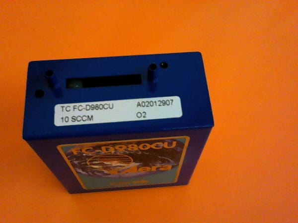 FC-D980CU | AERA FC-D980CU MASS FLOW CONTROLLER GAS: 02 (10 SCCM, 02SLM) S/N A02012907 - Image 2