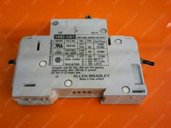 1492-CB1 | ALLEN BRADLEY G-100, 1492-CB1, MINIATURE CIRCUIT BREAKER - Image 3