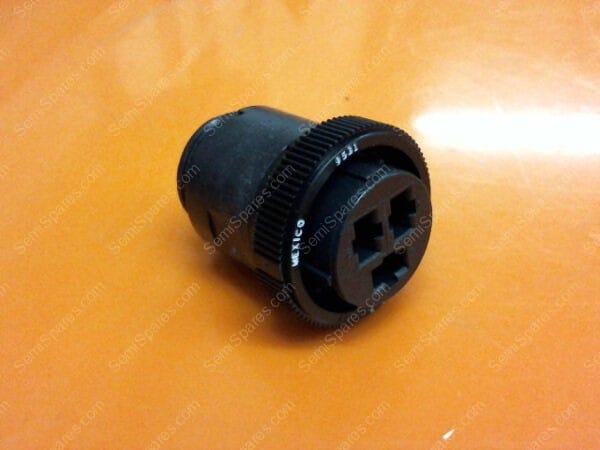 206037-2 | 3 POS CIRCULAR PLASTIC CONNECTOR PLUG ASSEMBLY - Image 4