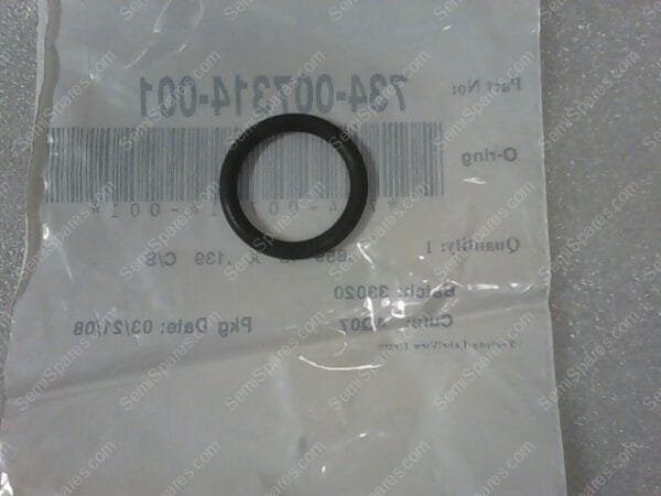 734-007314-001 | O-RING, 7/8, ID, X, 1/8, C/S, VITON