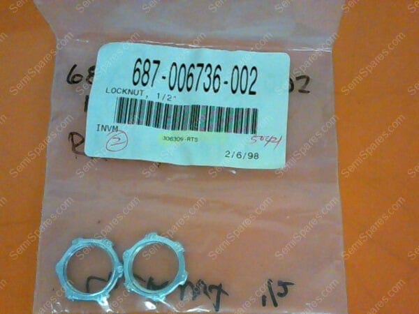 687-006736-002 | LOCKNUT, 1/2" - Image 2