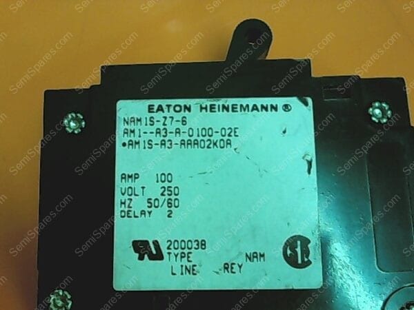CB-0720-00 | CIRCUIT BREAKER, P/N 900029-016, SECD 100AMP S.POL - Image 3
