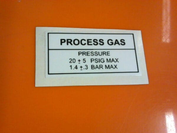 786-704660-001 | LBL,PRCS GAS,20 PSI MAX - Image 3