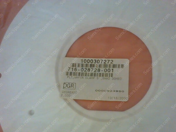 716-028728-001 | PLT,WAFER CLAMP 5"",SHAD DOMED - Image 2