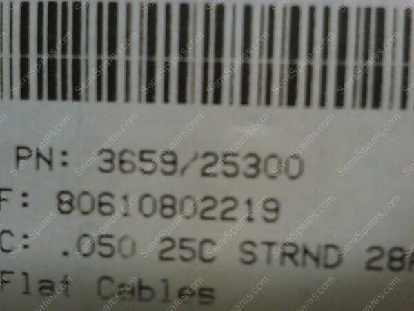 3659-25300 | 3M FLAT CABLES.050 25C STRND 28AWG 300 - Image 3
