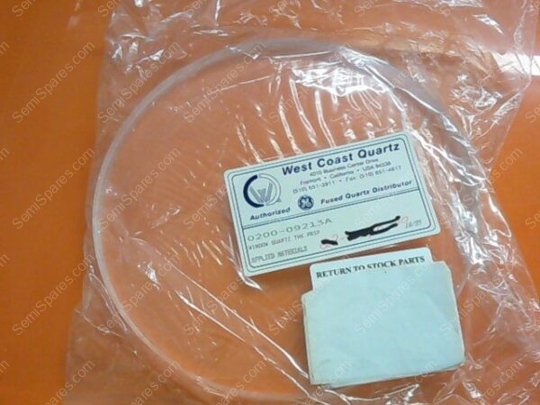 QZ-0512-00 | WINDOW QUARTZ THK PRSO #0200-9213A