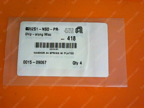 0015-09067 | WASHER #4 SPRING NI PLATED (PKG OF 4) 0015-09067 - Image 3