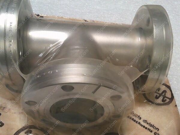 CF 2.75 | VARIAN CONFLAT CF 2.75" TEE 2 ROTATABLE FLANGES STAINLESS STEEL VACUUM