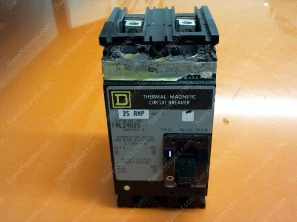 FAL24025 | SQUARE D CIRCUIT BREAKER, FAL24025 TYPE 2 POLE, 25A - Image 4