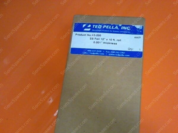 GU-4341-00 | LAB,GRADE SS FOIL,43-200,ENDURA