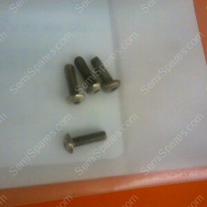 0015-09327 | SCREW MACH BTN HD 4-40 X 3/8 HEX SKT SST NI PLATED 0015-09327 (PKG OF 4)