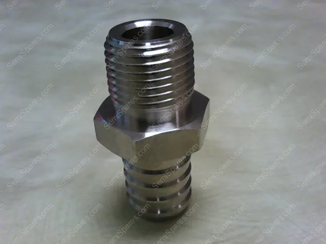 SS-8-HC-1-8 | CAJON SWAGELOK SS 1/2" NPT X 3/8" ID BARBED HOSE FITTING - Image 2