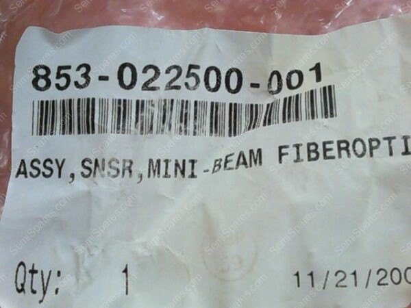 853-022500-001 | ASSY,SNSR,MIMI-BEAM FIBEROPTIC,P/N 853-022500-001