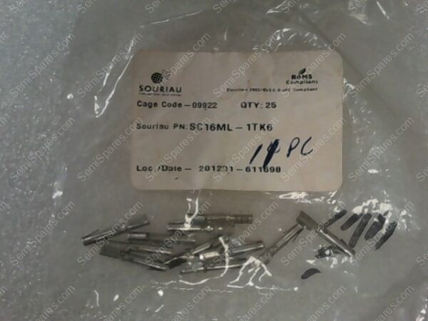 SC16ML-1TK6 | SOURIAU, SOCKET CONTACT TIN CRIMP - Image 2