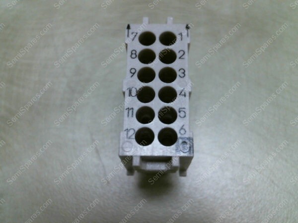 1663323 | HEAVY DUTY POWER CONNECTORS INSERT FEMALE 12P - Image 2