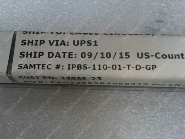 IPBS-110-01-T-D-GP | SAMTEC, IPBS-110-01-T-D-GP, ANTI-STATIC, PT-1-24-01-111, REV. B - Image 3