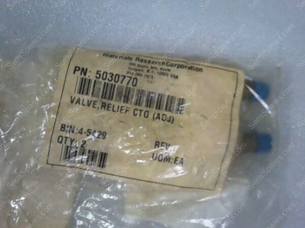5030770 | VALVE, RELIEF CTG (ADJ)