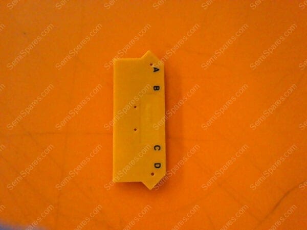 13-0075-125 | ORANGE 2.5MM THICK END AND INTERMEDIATE PLATE