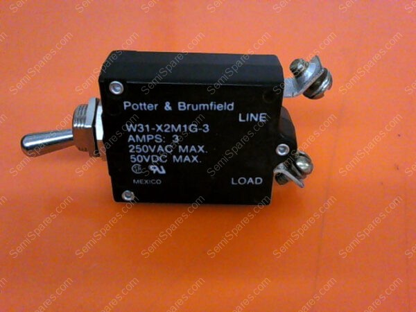 W31-X2M1G-3 | W31-X2M1G-3 TOGGLE CIRCUIT BREAKER-3 AMP - Image 3