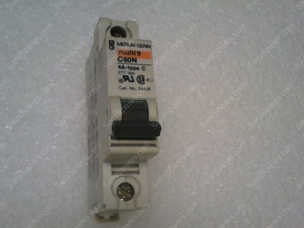 C60N 4A | MULTI 9 SINGLE POLE CIRCUIT BREAKER, 1A, 277 VAC, TYPE C