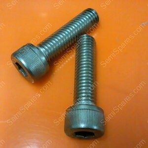 A2-70N | STAINLESS STEEL HEXAGON SCREWS M4x12 HEX HEAD (PKG OF 2)