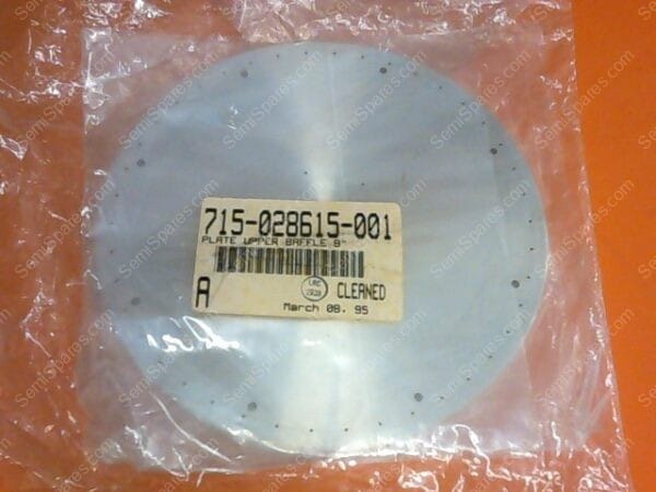 715-028615-001 | PLATE UPPER BAFFLE 8" - Image 4