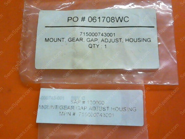 715-000743-001 | MOUNT  GEAR GAP ADJUST HOUSING - Image 6