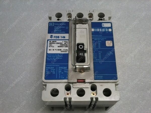 FDB 14K | WESTINGHOUSE FDB 14K 3 POLE 40 AMP, 600V, FDB3040L, CIRCUIT BREAKER CHIPPED - Image 2