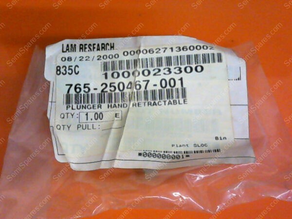 765-250467-001 | PLUNGER HAND RETRACTABLE - Image 3