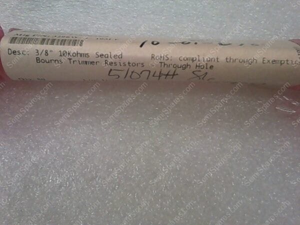 3296W-1-103LF | 3/8", 10KOHMS, SEALED, BOURNS TRIMMER RESISTORS-THROUGH HOLE - Image 4