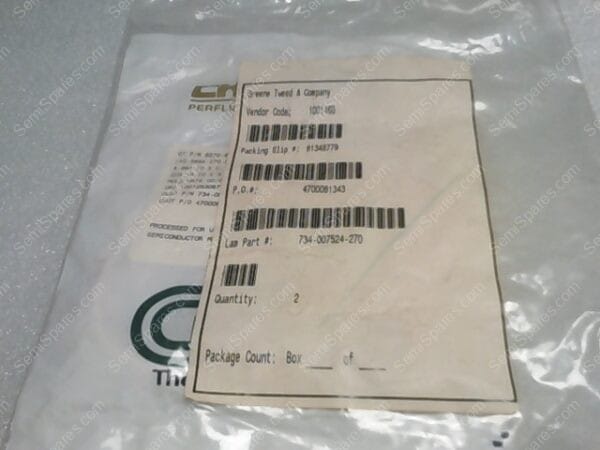 9270-SSE38 | CHEMRAZ, O-RING, 734-007524-270