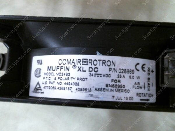 MD24B2 | COMAIR ROTRON MUFFIN XL DC MODEL MD24B2 P/N 028869 24 VDC 25A 6.0W