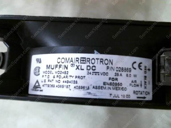 MD24B2 | COMAIR ROTRON MUFFIN XL DC MODEL MD24B2 P/N 028869 24 VDC 25A 6.0W