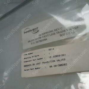 16-329591D01 | BRANCH-OW-VENT TRANSITION VALVES