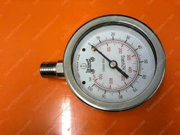 GA-2460-00 | WINTERS GAUGE,STAINLESS W'/DAMPNER,P824Z,2.5" - Image 4