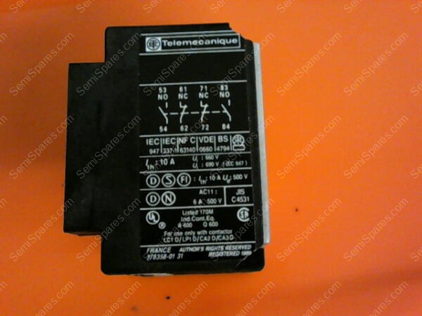 LA1-DN22 | TELEMECANIQUE LA1-DN22 AUXILILIARY CONTACT BLOCK 019632 2NO 2NC LA1DN22 - Image 5