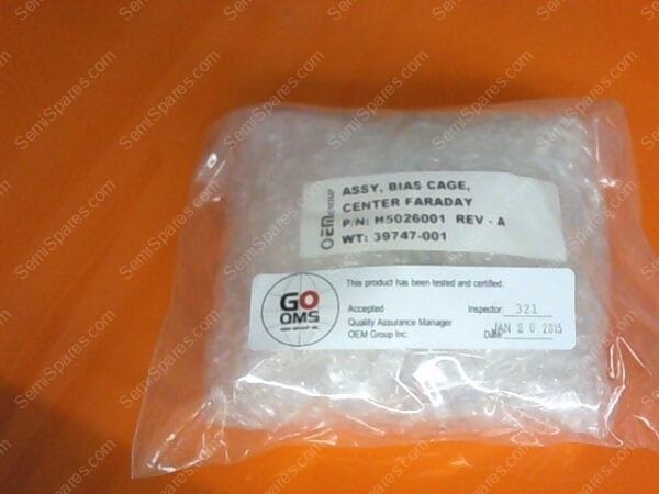 GH-0165-00 | CAGE ASSY,FARADAY BIAS,P/N H5026001 - Image 2