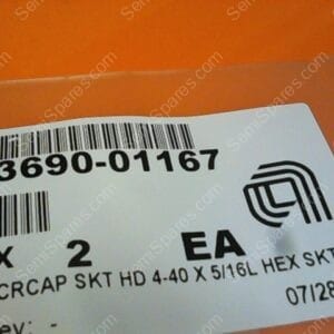 3690-01167 | SCRCAP SKT HD 4-40 X 5/16L HEX SKT SS