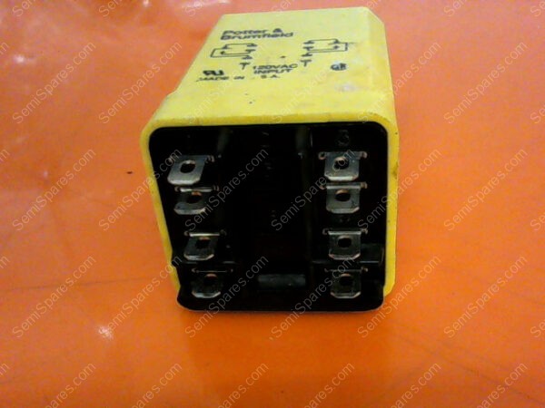 CUB-51-70120 | RELAY; E-MECH; TIMING; ON DELAY; DPDT; CUR-RTG 10A; CTRL-V 120AC; 1-120 SEC - Image 2