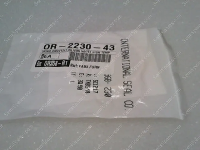 OR-2230-43 | O RING 230 SC1217 SILICON WHITE HIGH TEMP