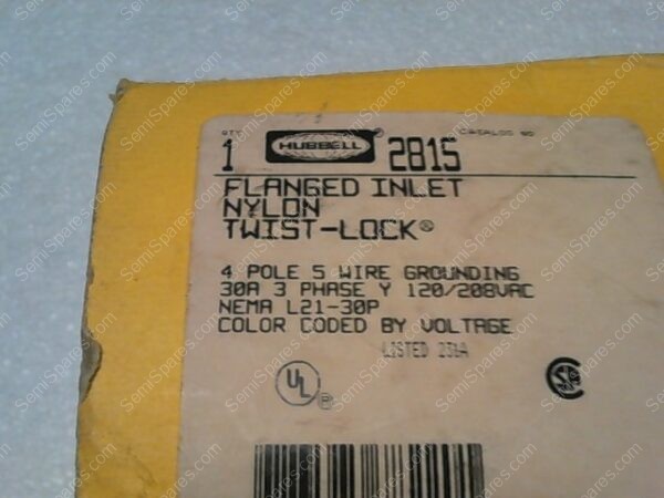668-001005-001 | CONN RECESSED PLUG 5WIRE 30A - Image 2