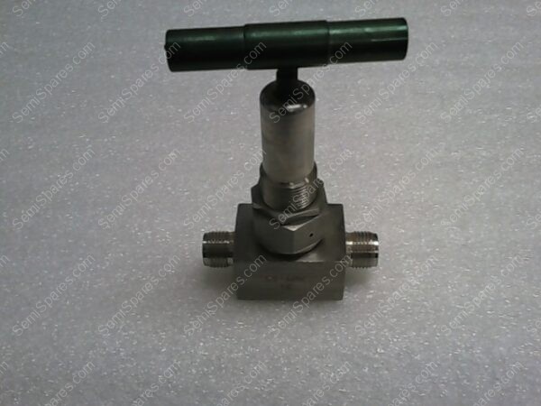 SS-6BK | STAINLESS STEEL BELLOWS SEALED VALVE, GASKETED, PCTFE STEM TIP3/8" TUBE FITTING - Image 2