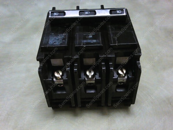 BQ3B030L | SIEMENS BQ3B030L 30-AMP THREE POLE 240-VOLT 10KAIC LUG IN / LUG OUT BREAKER - Image 2
