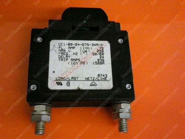 CC1-B0-24-275-34A-D | CARLINGSWITCH TECHNOLOGIES BREAKER ON/OFF SWITCH CC1-B0-24-275-34A-D FL. AMP (ITH) .75 - Image 3