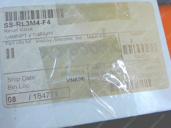VL-4400-00 | VALVE,SS-RL3M4-FU - Image 2