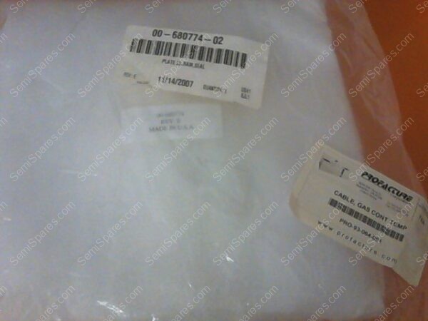 DO-0110-00 | LL RAM SEAL PLATE, P/N 00680774-02, 3290-1/2 - Image 2