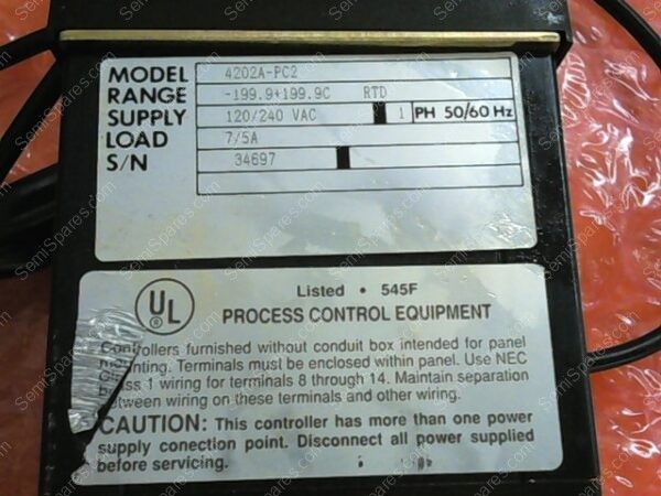 TM-0670-00 | OMEGA LN2 CONTROLLER #4202A-PC2, P&E SPUT - Image 2