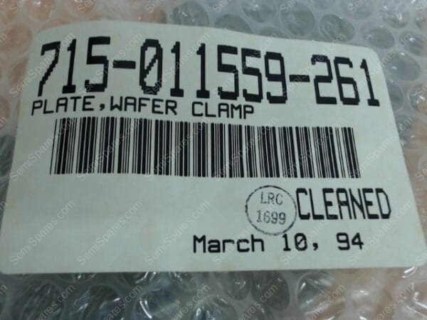 715-011559-261 | PLATE,WAFER CLAMP - Image 3